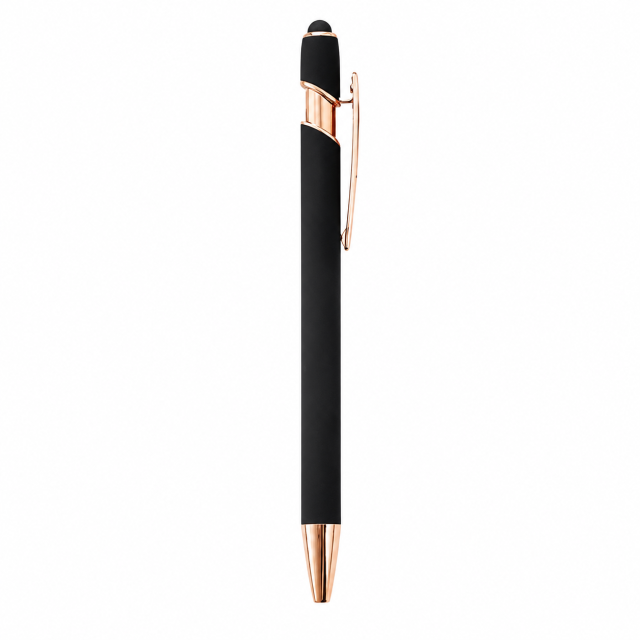 Metal Ballpoint Pen With Touchscreen Stylus