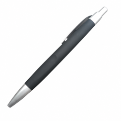 Non-Slip Plunger Action Ballpoint Pen