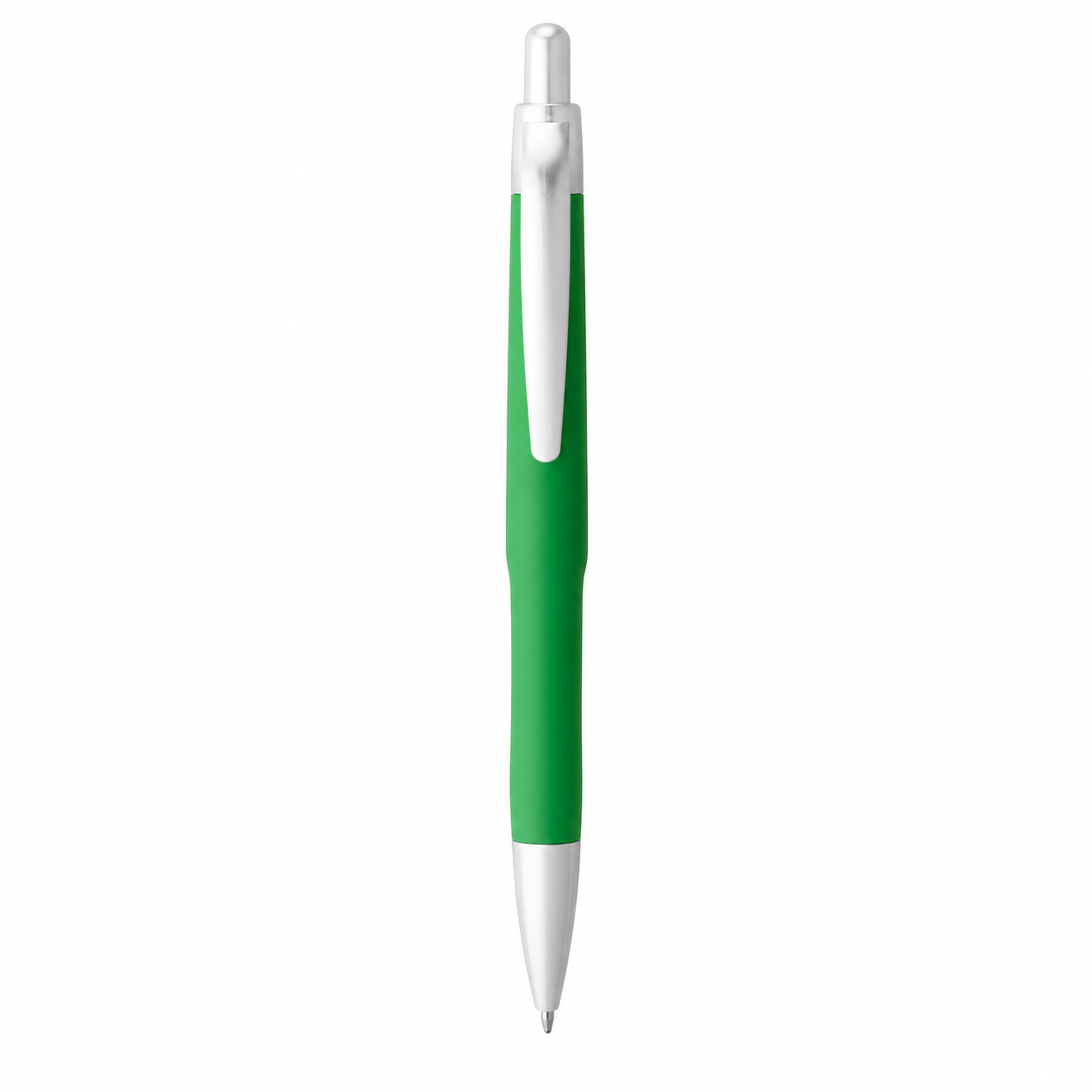 Non-Slip Plunger Action Ballpoint Pen