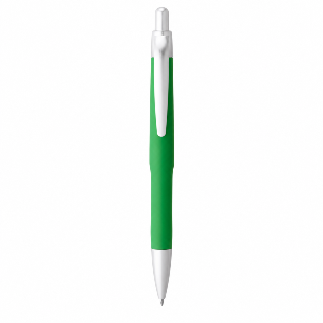 Non-Slip Plunger Action Ballpoint Pen