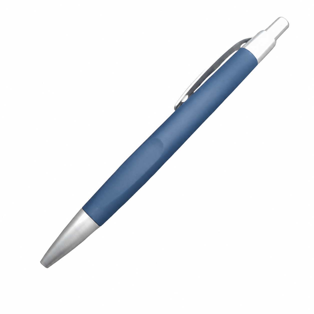 Non-Slip Plunger Action Ballpoint Pen