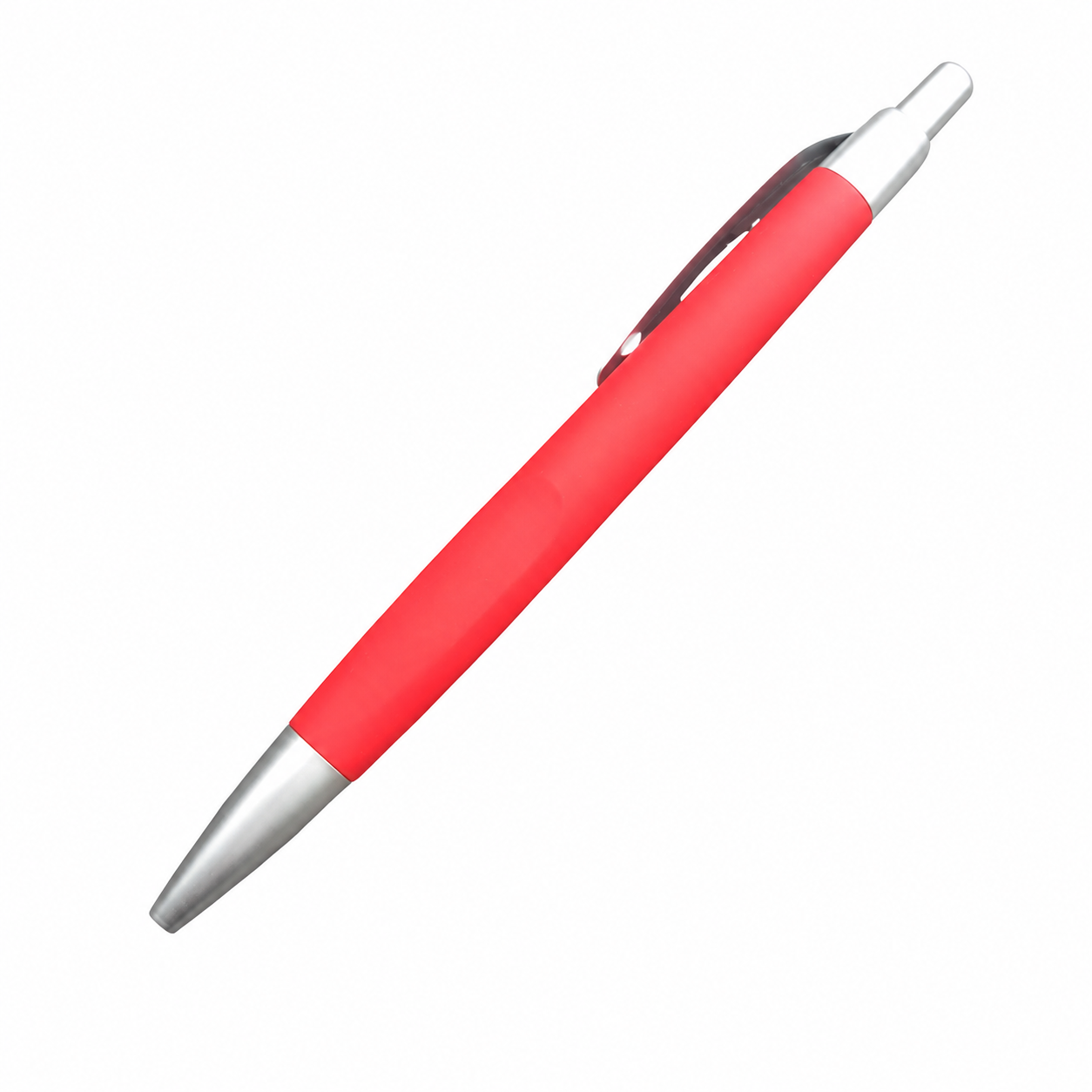 Non-Slip Plunger Action Ballpoint Pen