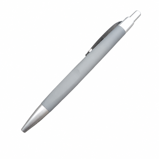 Non-Slip Plunger Action Ballpoint Pen