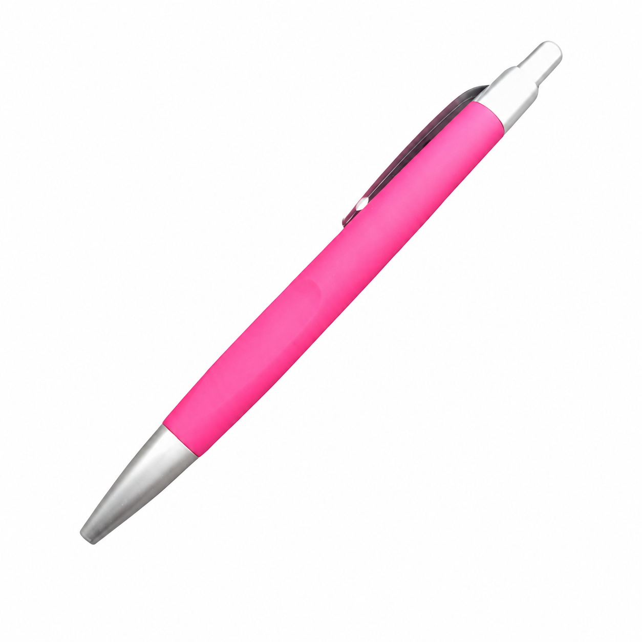 Non-Slip Plunger Action Ballpoint Pen