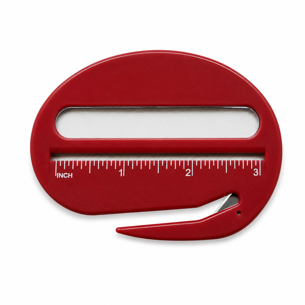 Oval 3-in-1 Letter Opener with Magnifier & Ruler