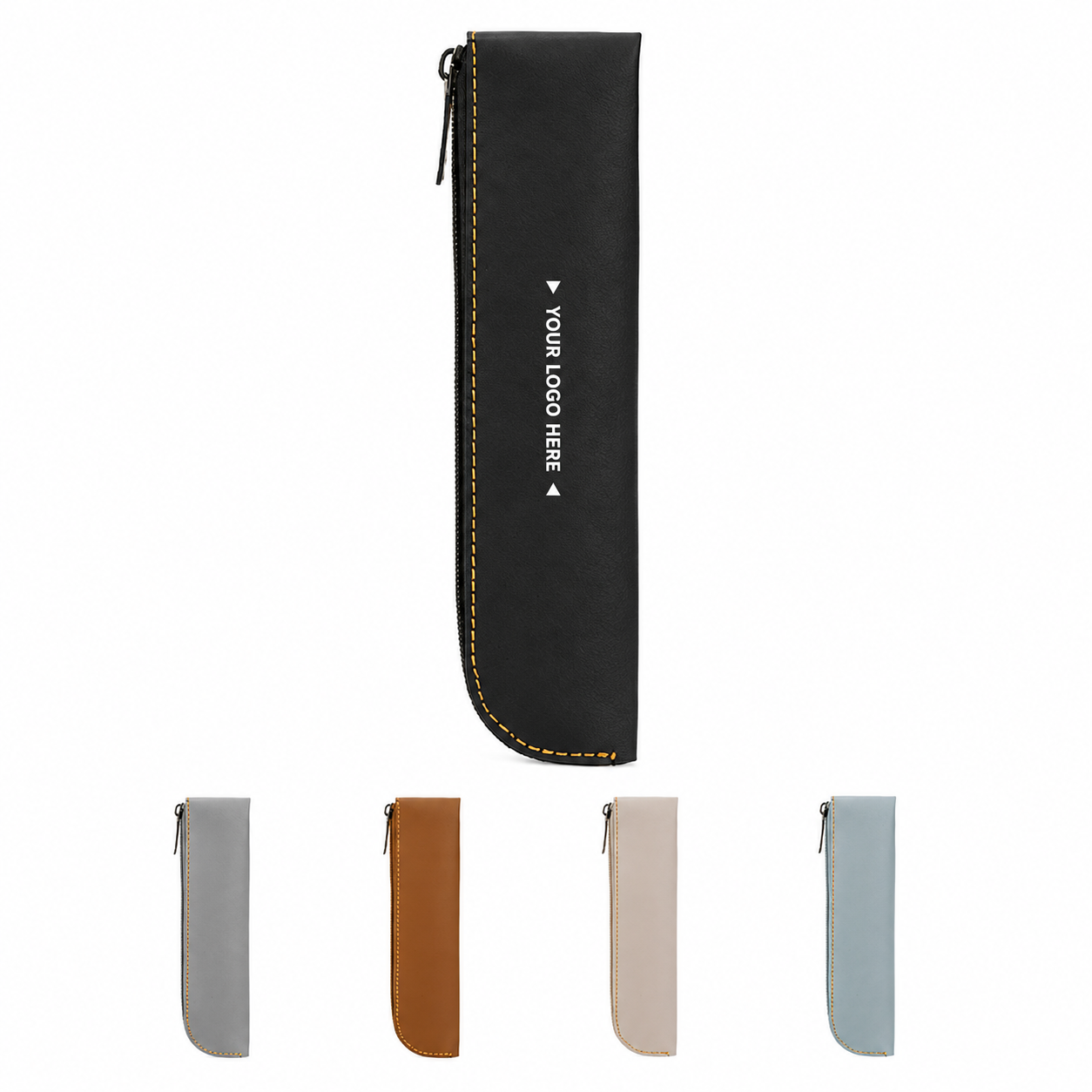 PU Leather Single Pen Protective Pouch