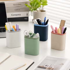 Partitioned PP Desktop Pen and Brush Organizer