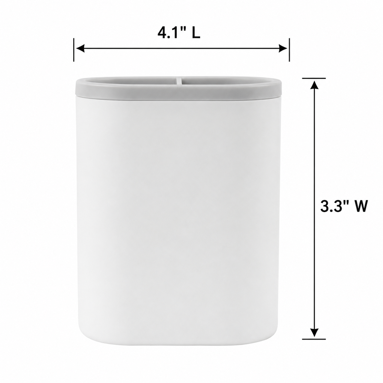 Partitioned PP Desktop Pen and Brush Organizer