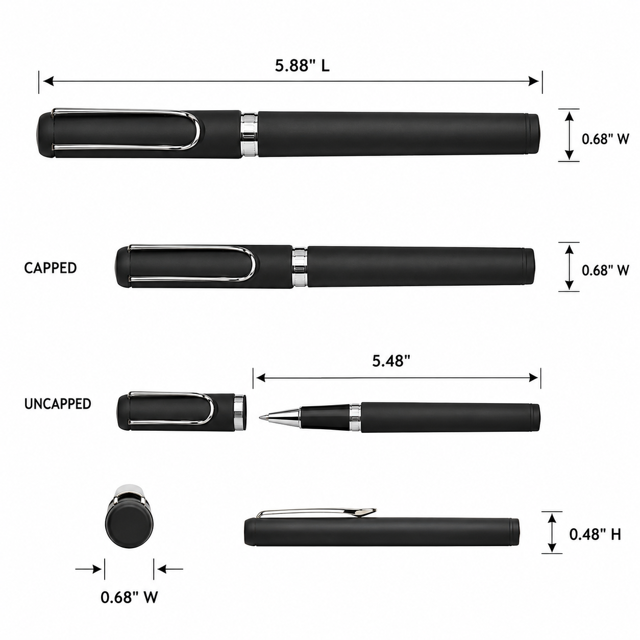 Premium Carbon Fiber Promotional Ballpoint Pen