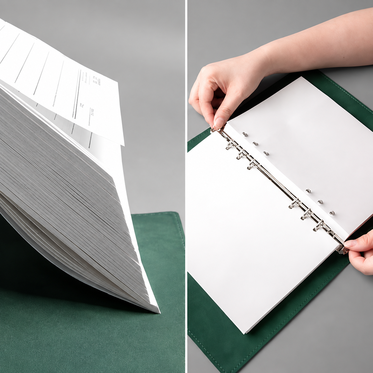 Premium Leather Refillable Notebook Journal