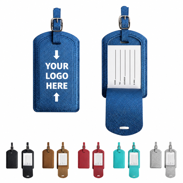 Premium PU Leather Luggage Tag