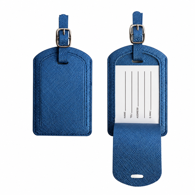 Premium PU Leather Luggage Tag