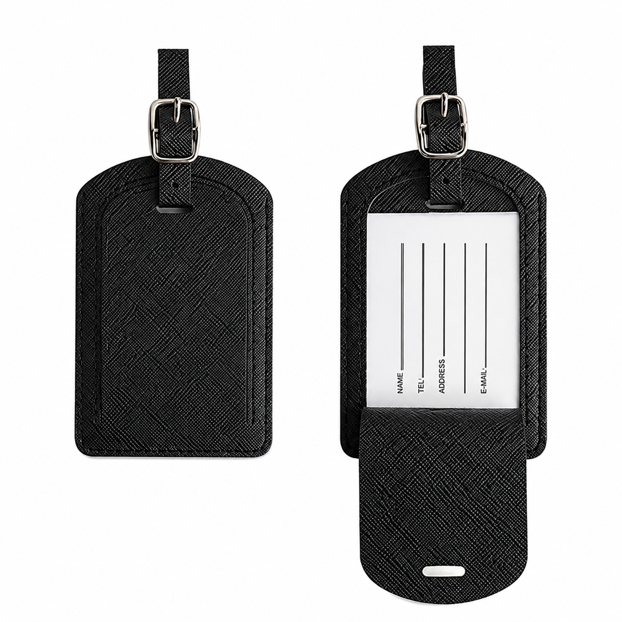 Premium PU Leather Luggage Tag