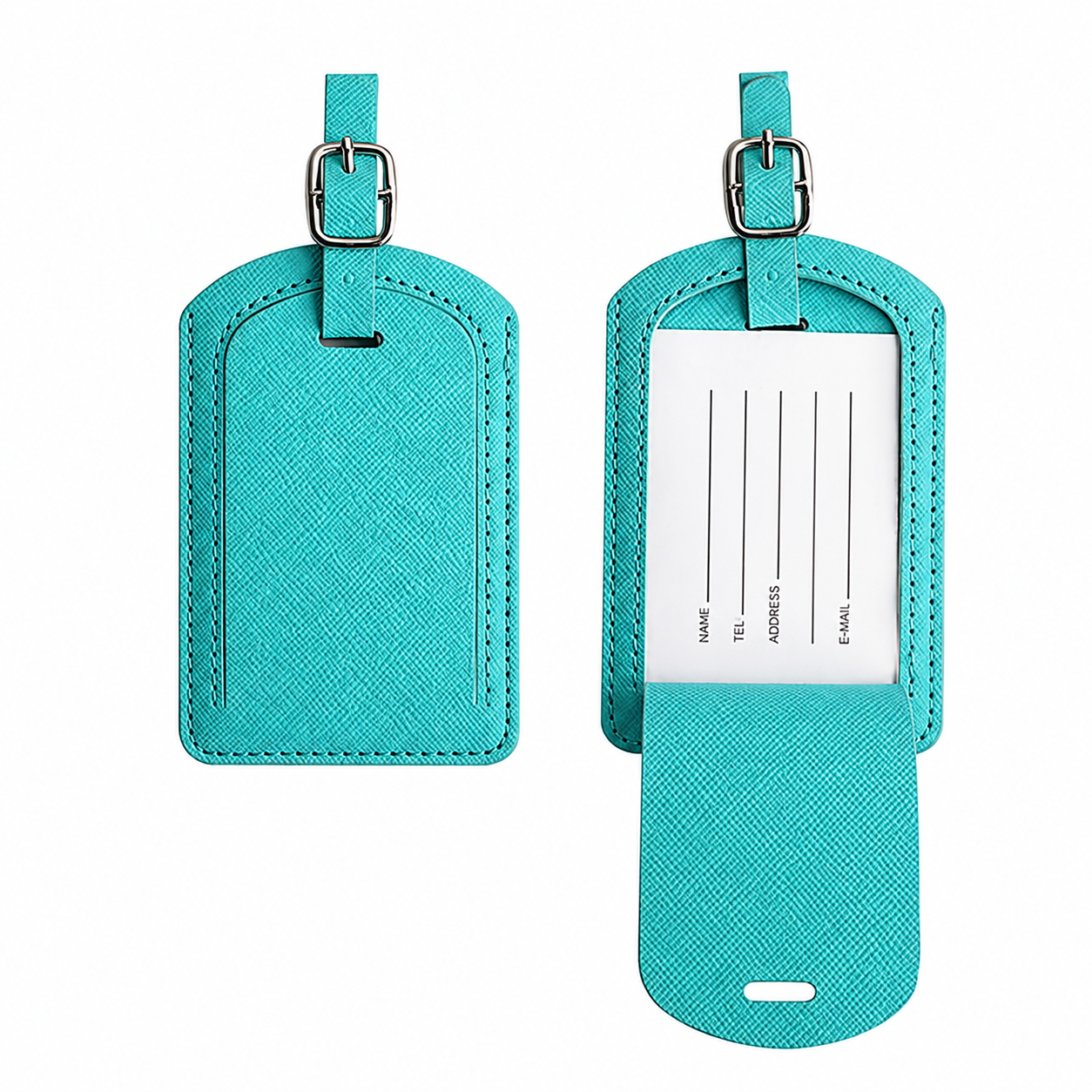 Premium PU Leather Luggage Tag