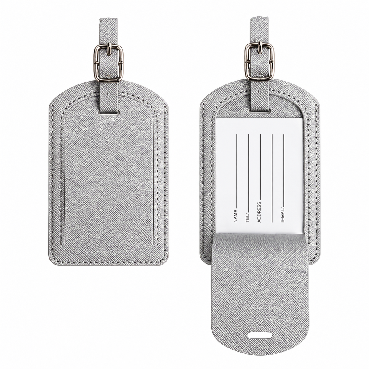 Premium PU Leather Luggage Tag