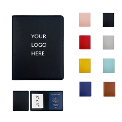Premium PU Leather Passport ID Holder