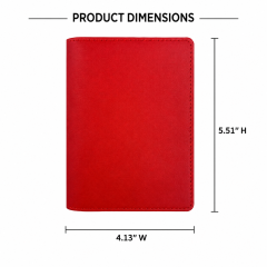 Premium PU Leather Passport ID Holder