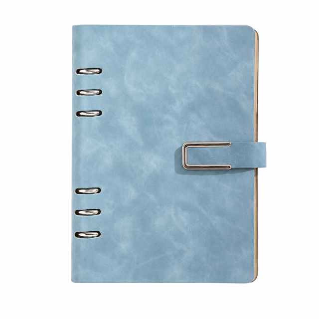 Premium PU Leather Refillable Notebook With Ring Binder