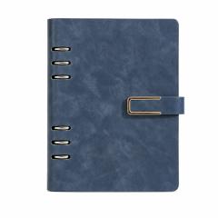 Premium PU Leather Refillable Notebook With Ring Binder