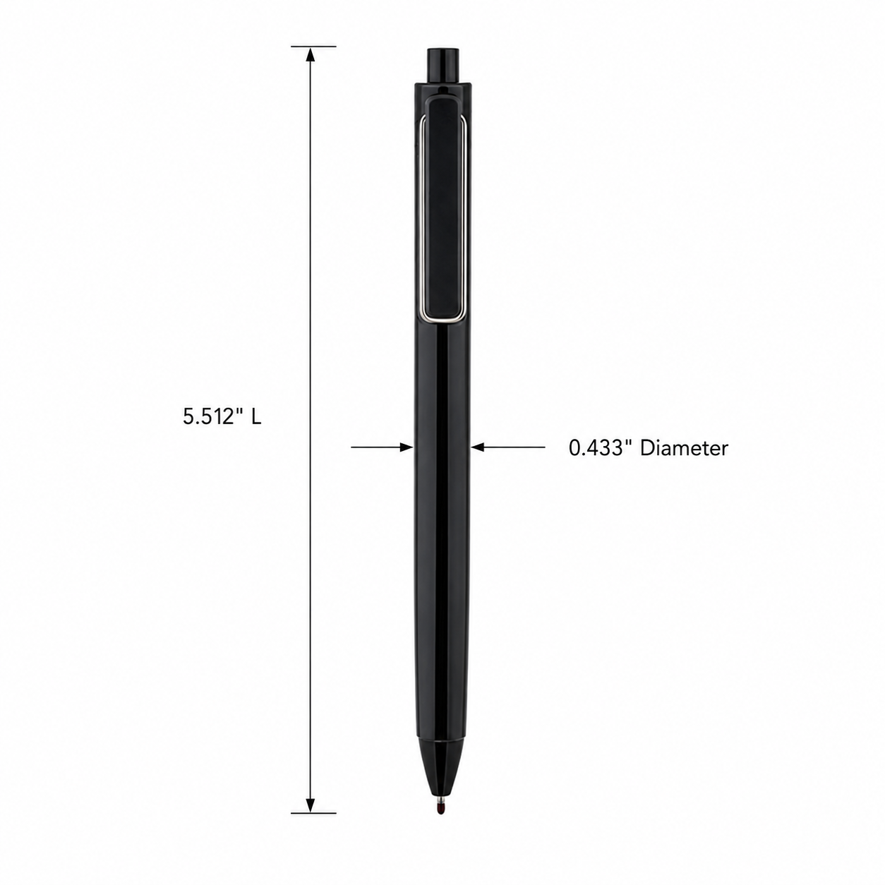 Premium Retractable Fine-Tip Ballpoint Pen