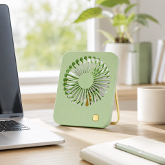 Quiet 3-Speed USB Rechargeable Desktop Fan