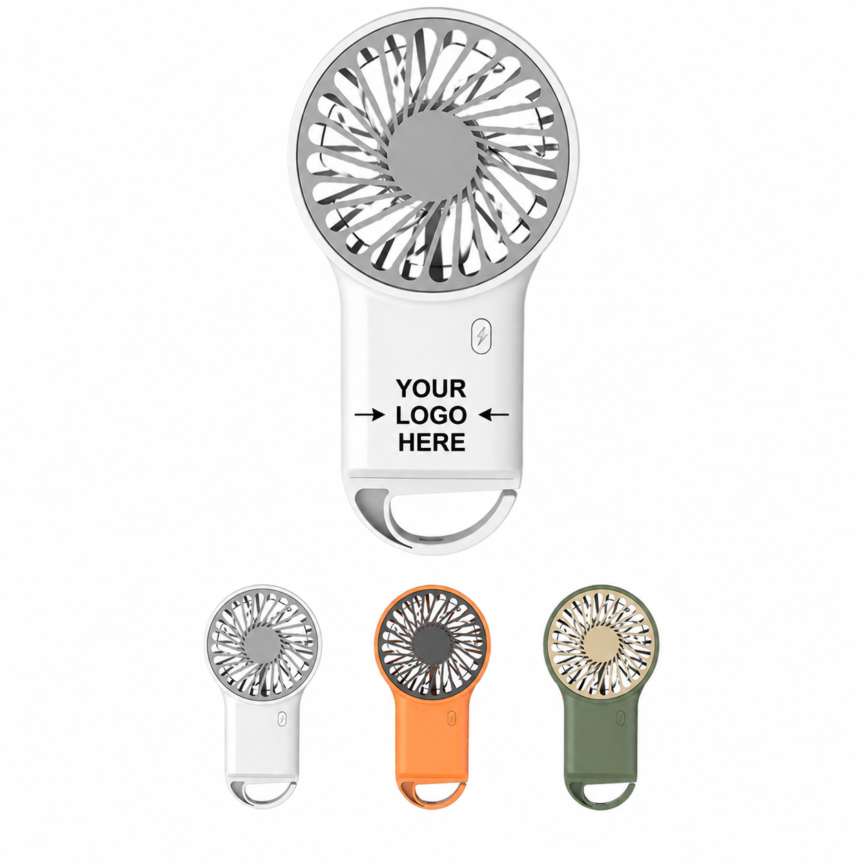 Rechargeable 3-Speed USB Clip & Desk Fan