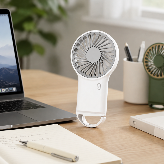 Rechargeable 3-Speed USB Clip & Desk Fan