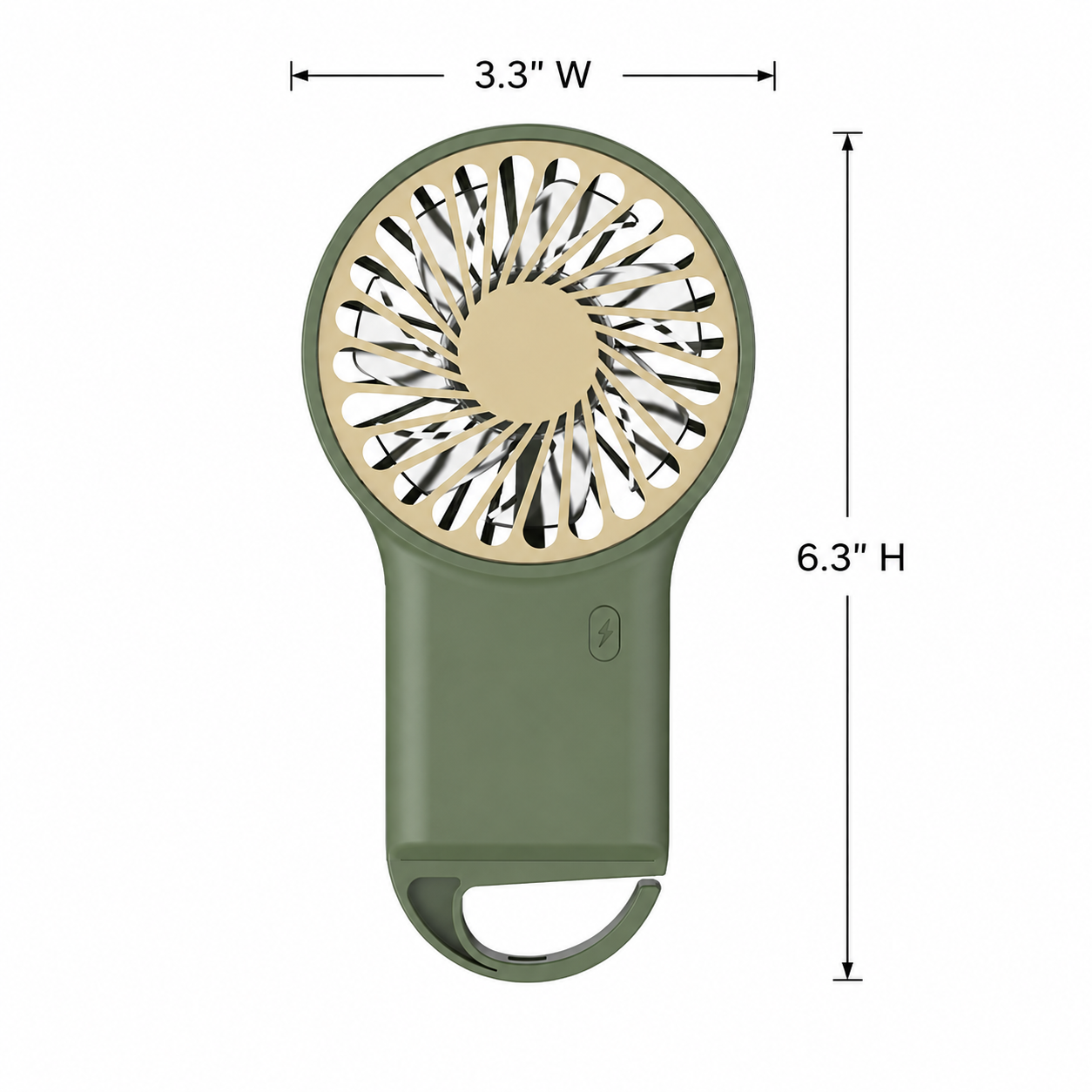 Rechargeable Foldable USB Clip-On Desk Fan