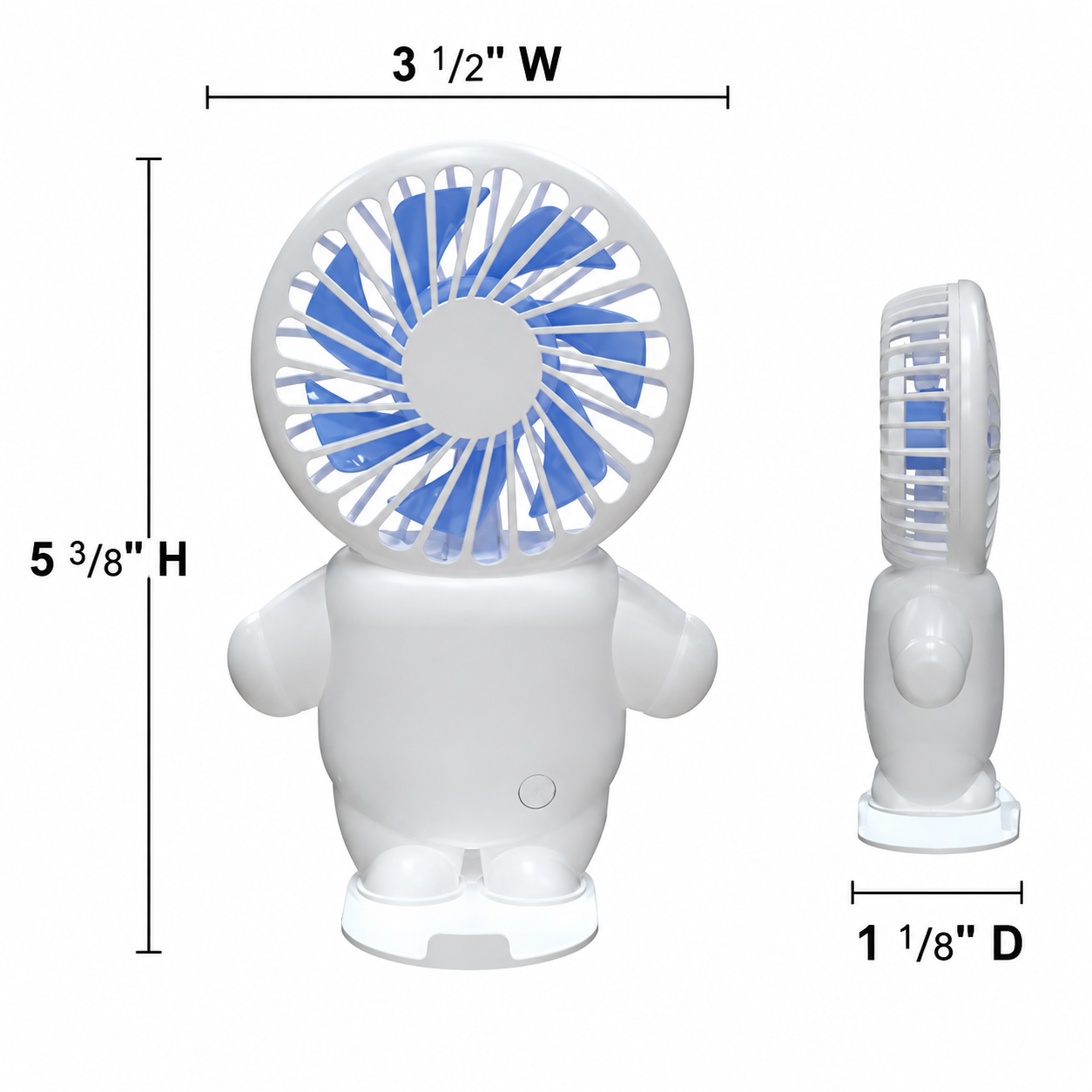 Rechargeable Mini Handheld Travel Fan