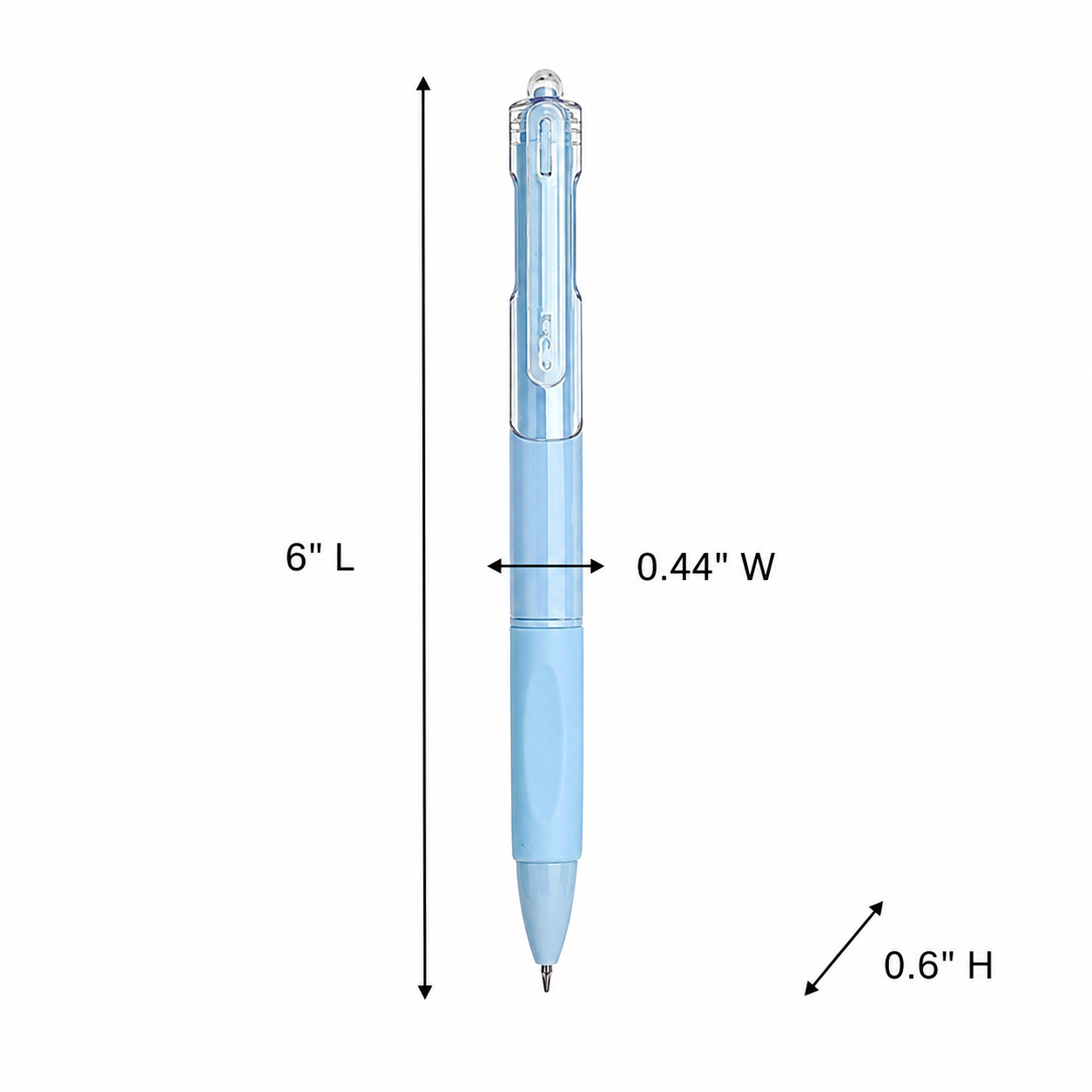 Retractable Ergonomic Gel Ink Pen