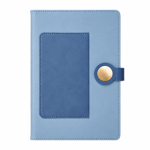 Retro Artificial Leather Lay-Flat Notebook