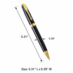 Rotating Metal Twist-Action Ballpoint Pen