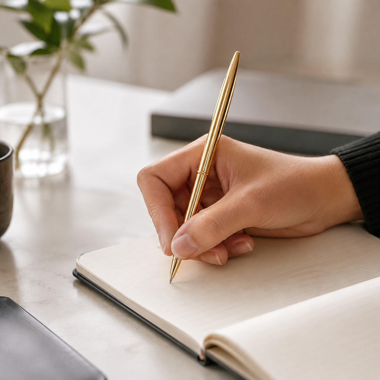 Slim Rotating Metal Twist-Action Pen