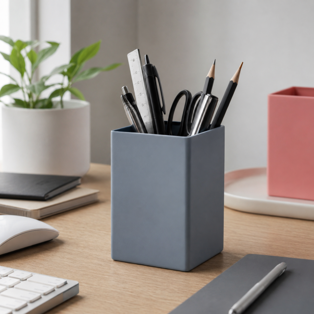 Sustainable Silicone Desktop Pen Holder