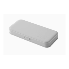 Three-Compartment Plastic Pencil Organizer Case
