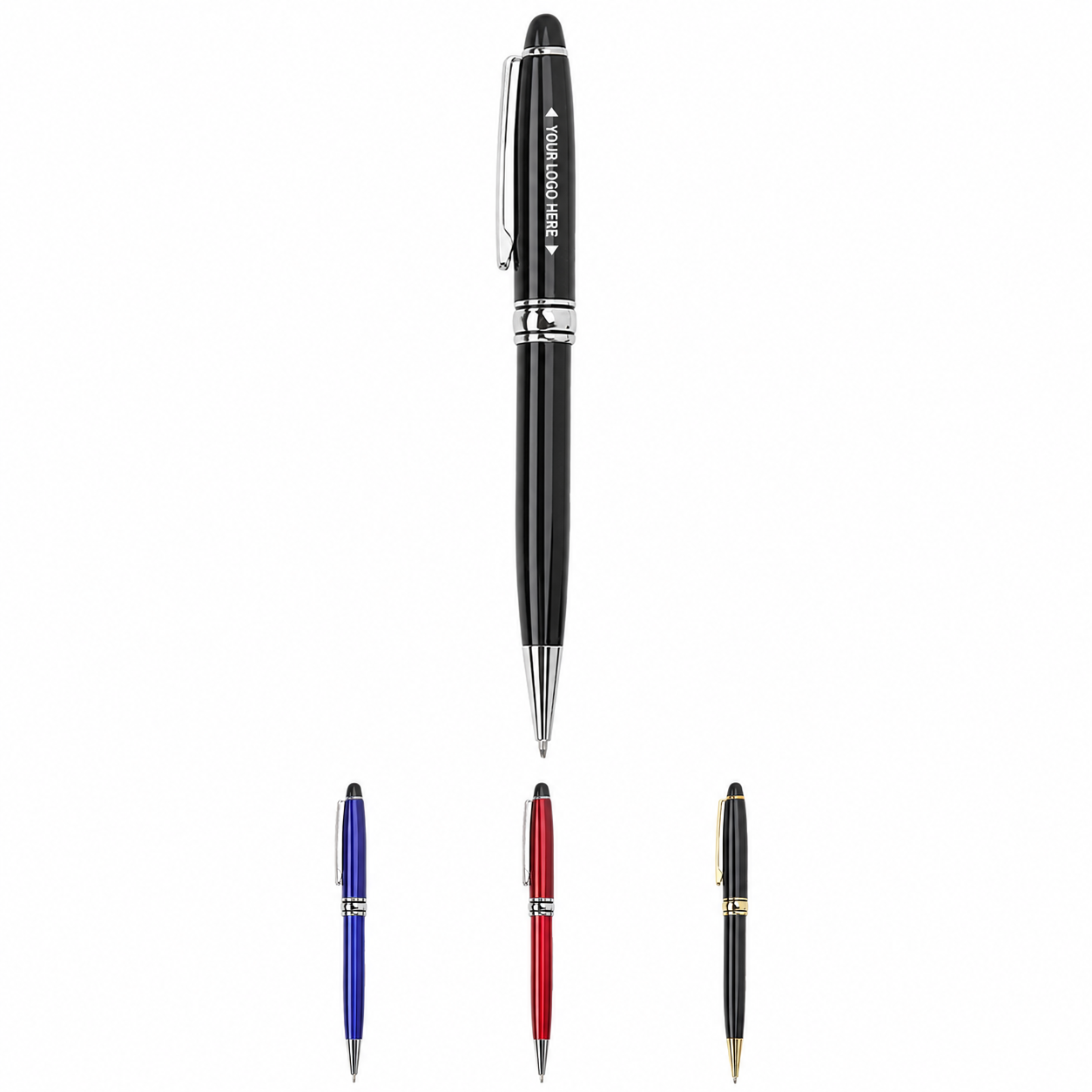 Twist-Action Metal Ballpoint Pen Gift Set