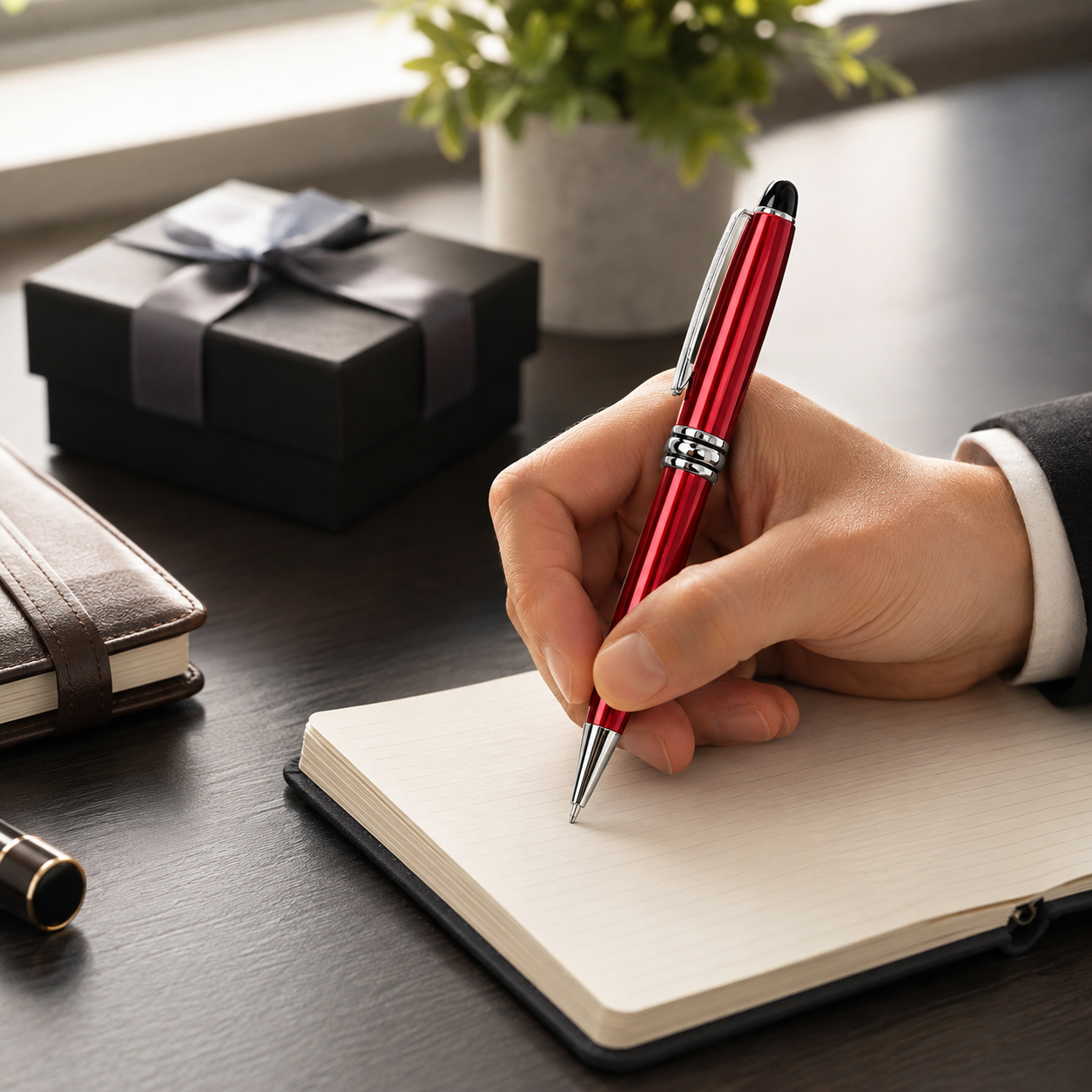 Twist-Action Metal Ballpoint Pen Gift Set