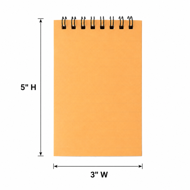 Water-Repellent Straw Pulp Pocket Jotter