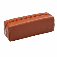Water-Resistant PU Leather Pencil Pouch