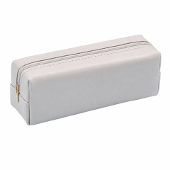 Water-Resistant PU Leather Pencil Pouch