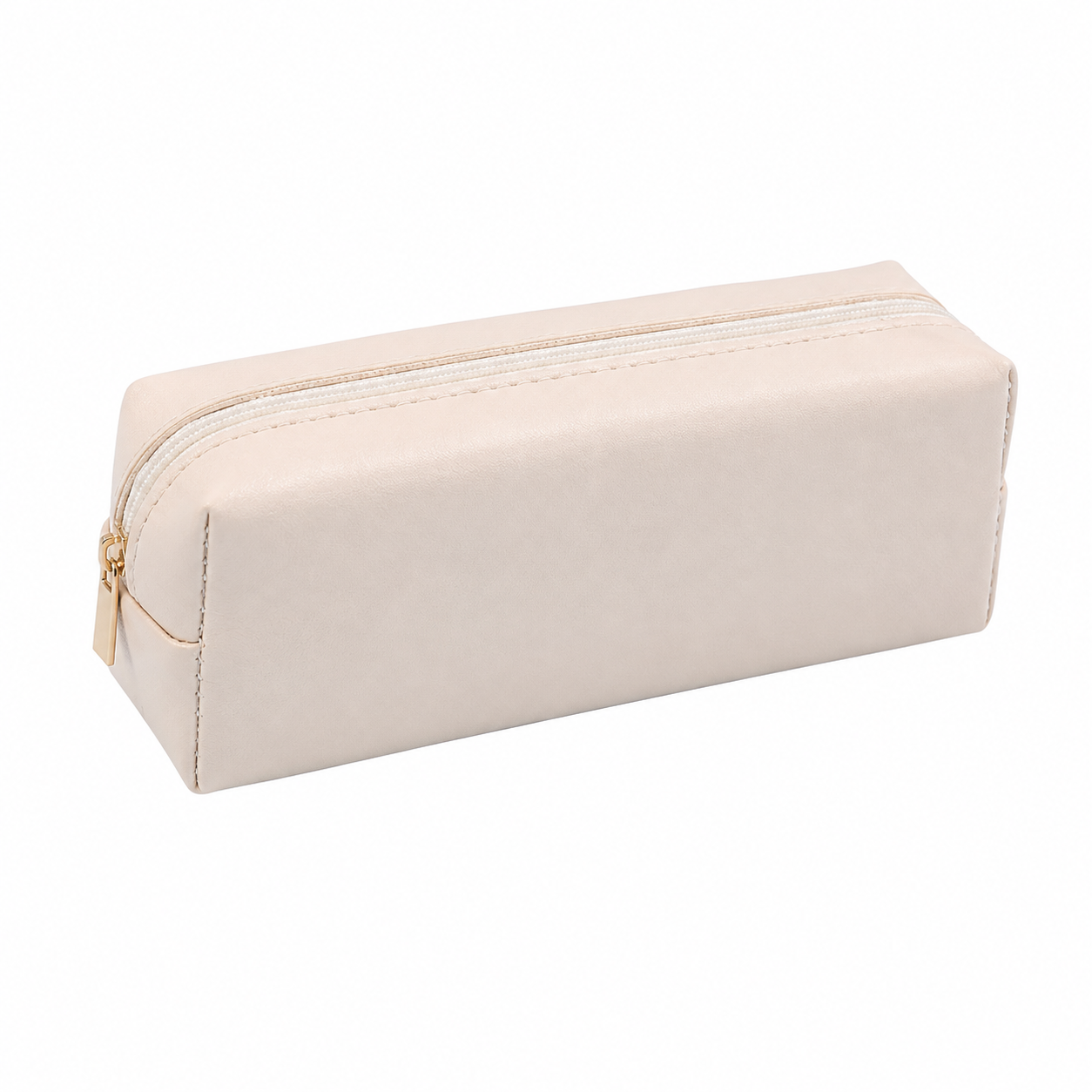 Water-Resistant PU Leather Pencil Pouch