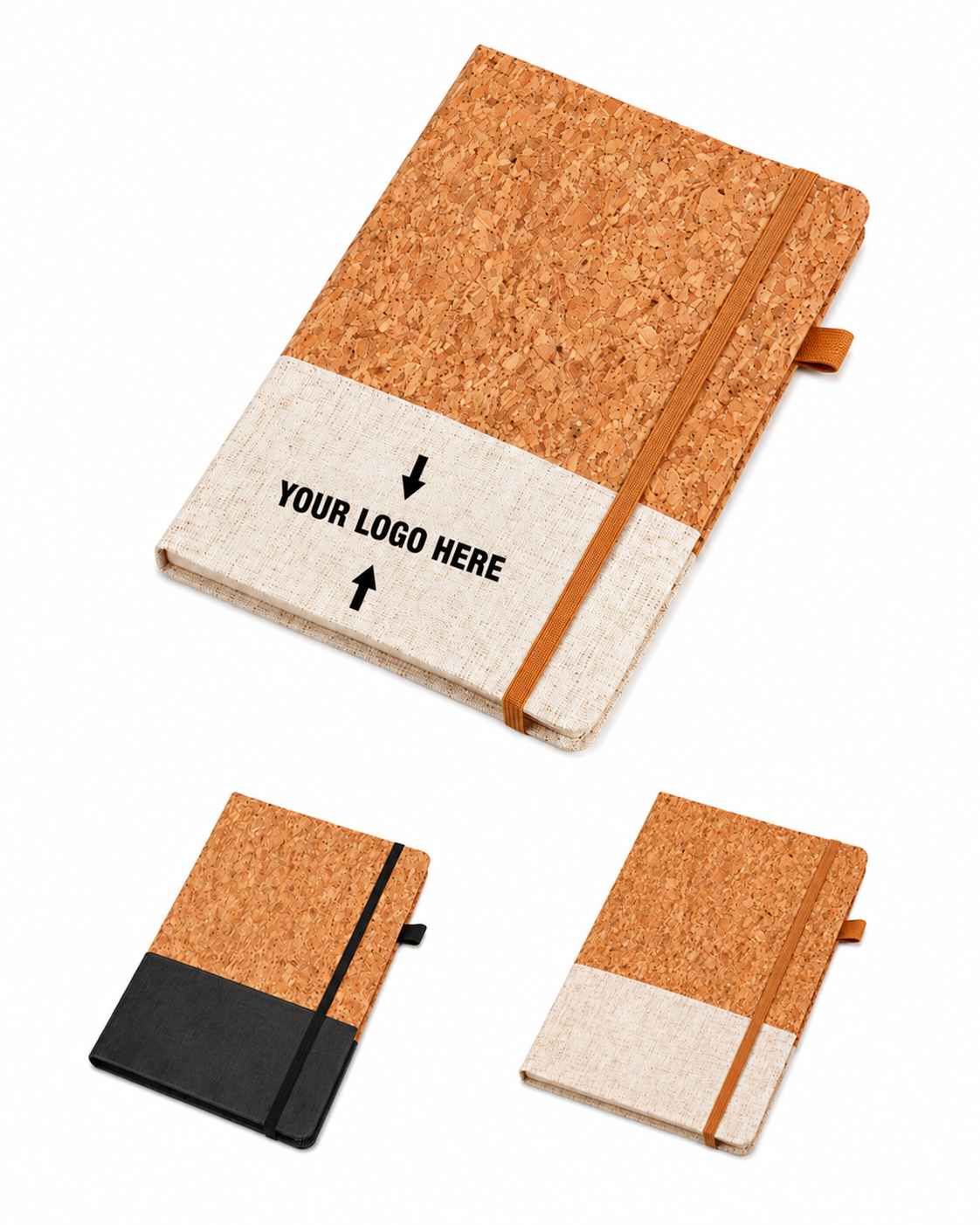 Cork & PU Leather Business Notebook