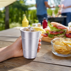 10 Oz Reusable Aluminum Alloy Beverage Cup