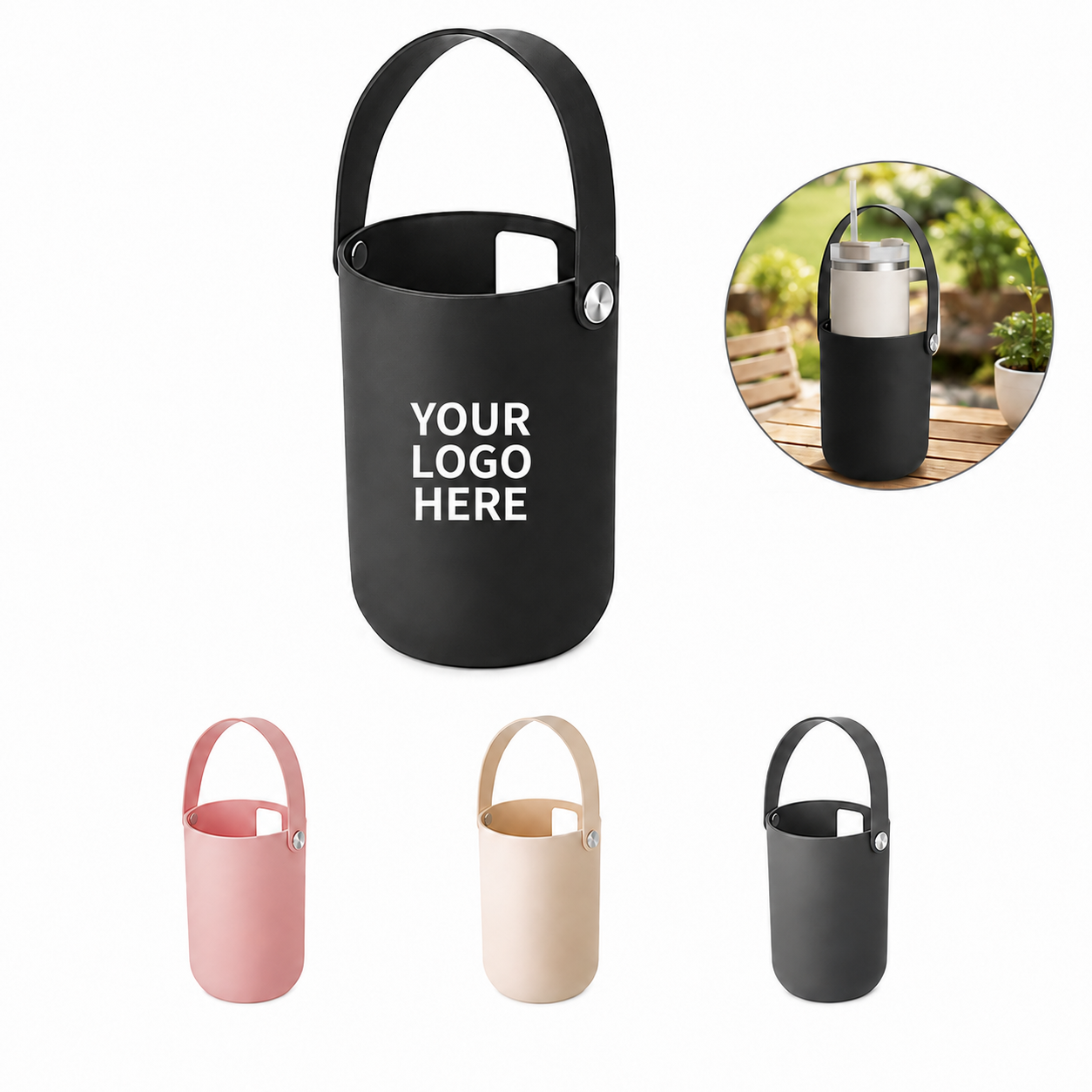 40 Oz Silicone Tumbler Carrier Sleeve