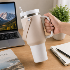 40 Oz Silicone Tumbler Carrier Sleeve