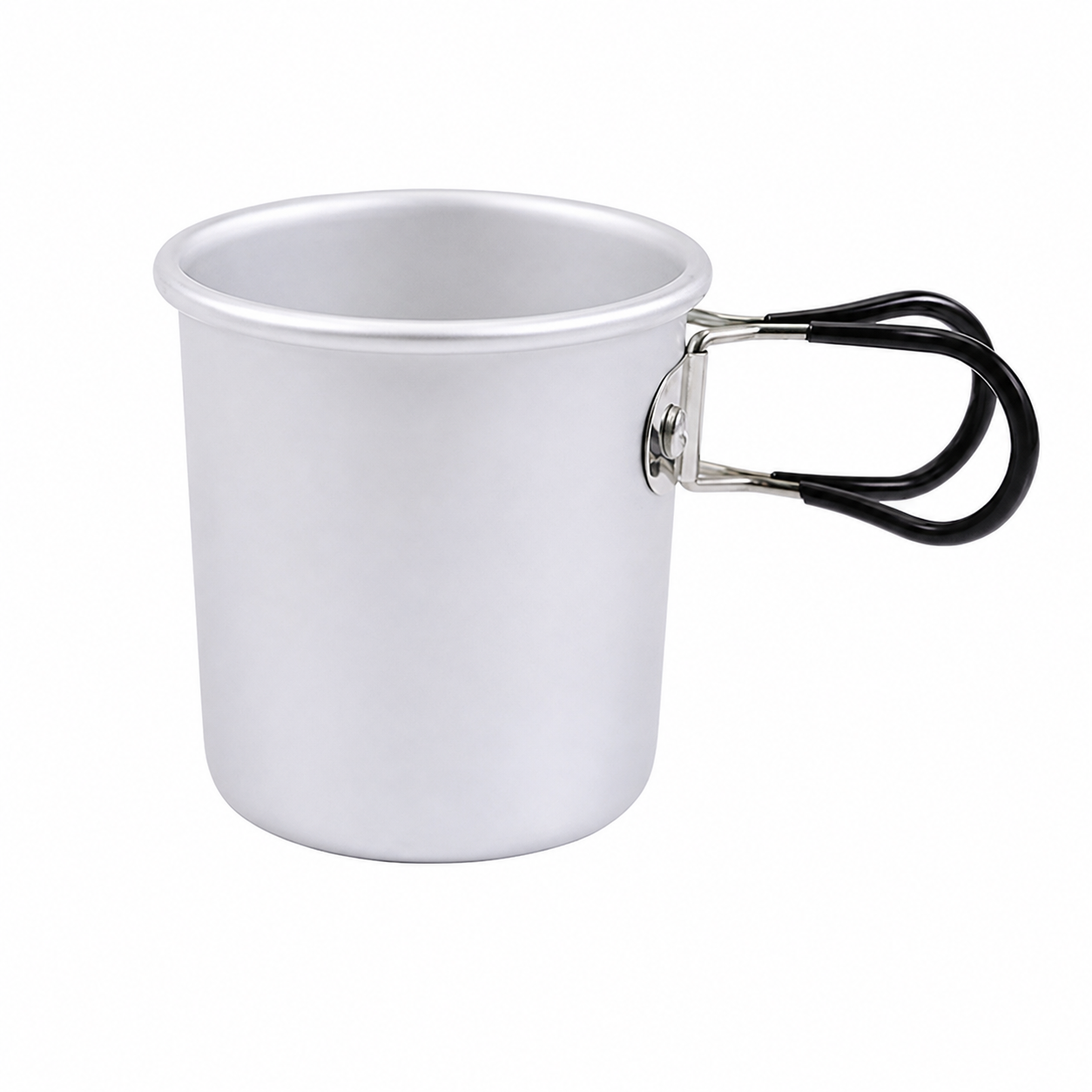 5 Oz Foldable Handle Aluminum Camping Cup
