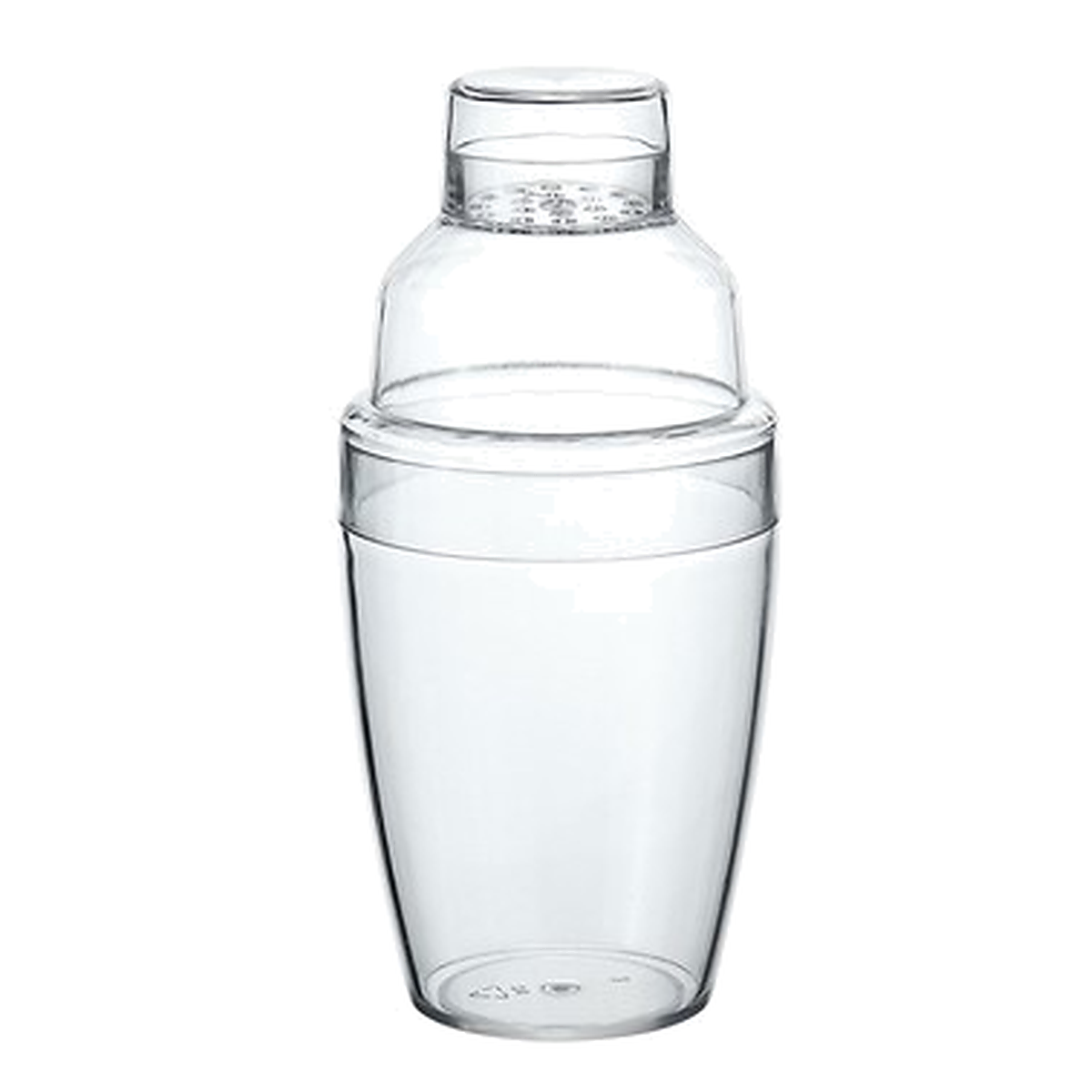 6 Oz 3-Piece Plastic Cocktail Shaker