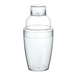 6 Oz 3-Piece Plastic Cocktail Shaker