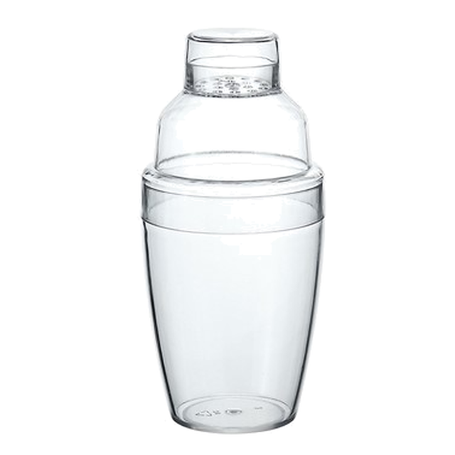 6 Oz 3-Piece Plastic Cocktail Shaker
