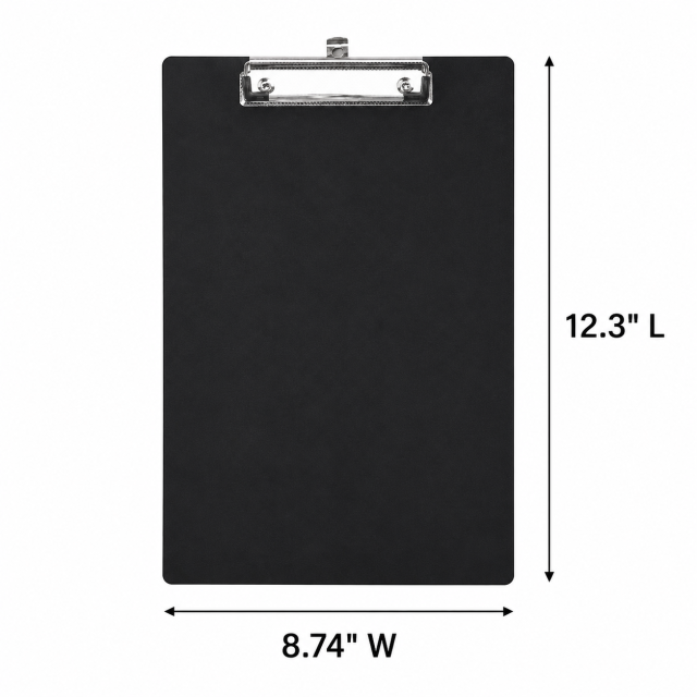 A4 Heavy-Duty PP Clipboard With Metal Clip